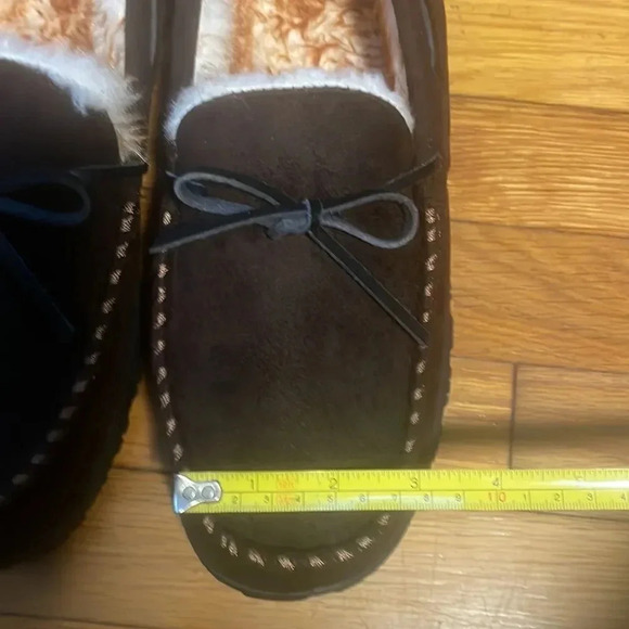 Brown slippers with faux fur lining NWOT - Picture 6 of 10